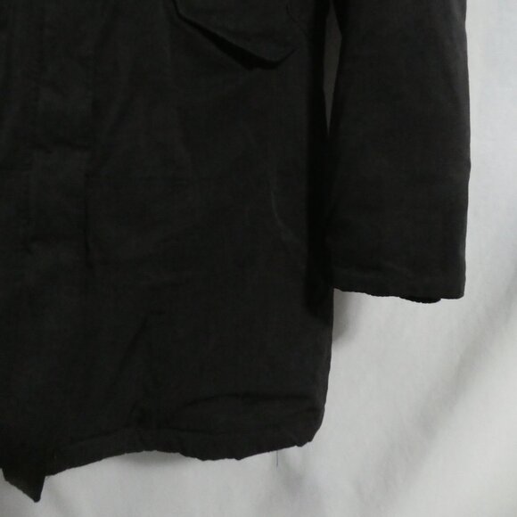 TOBOGGAN Cold Weather Gear | xs - extra small | Black Hooded Long Parka Coat - Picture 10 of 15